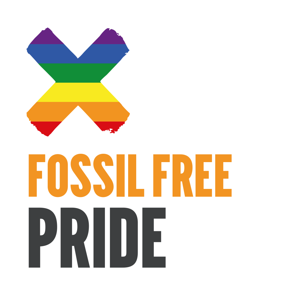 Fossil Free Pride Logo